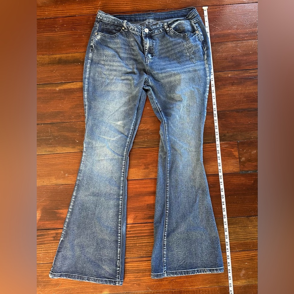 Women's Blue Flared Jeans